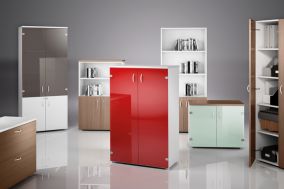 Armoires mélamine portes battantes-Portes coulissantes