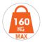 Supporte jusqu&lsquo;à 170 kg.